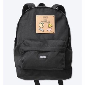 PINK MINI BACKPACK WITH PINS